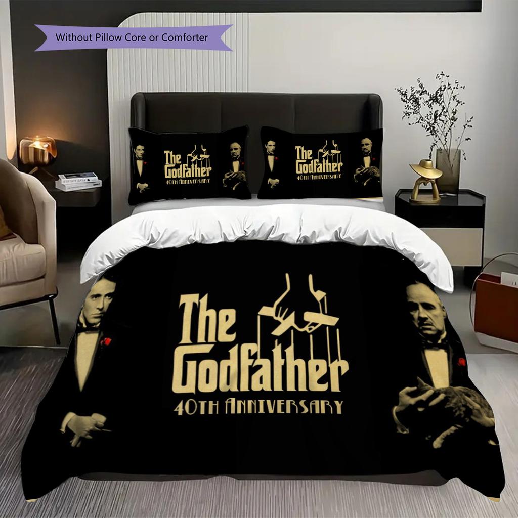The Godfather Crime Family Saga Bedding 1 Duvet Cover 2 Pillowcase Without Core Bedding Set Soft And Comfortable Christmas Birthday Gift