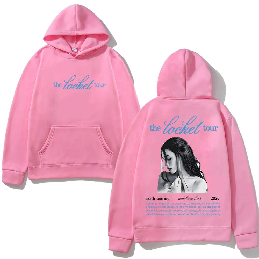 

Madison Beer Locket Tour Hoodie North American Tour 2026 Dates ONLY Madison Beer Concert Merch Hoody Autumn/Winter Comfortable Clothing XS