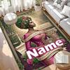 Custom Name Personalized Alpha Kappa Alpha Print Carpet, Versatile Home Decor Rug, for Playroom, Apartment, Balcony, Entryway, Hallway Gift