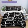 3pcs Cat Face Bedding Set, Breathable and Soft, Suitable for All Seasons, Ideal for Home Use, Suitable for Bedroom Decor 21124