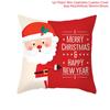 Christmas Cushion Cover  Decoration Home Santa  Decorations  Gift Navidad Happy New Year 2022