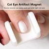 Cat Eye Magnet U-Shaped Nail Art Cat Eye Magnet Stick For Cat Eye Gel Effect Special Velvet 5D Manicure Salon DIY Magnetic Tool