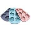6-Hole Silicone Cake Mold, Heart-Shaped Silicone Mold, Diy Cake And Chocolate Baking Tool, Ice Cube Mold.