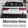 AABCX1 3D ABS Chrome Emblem Letters logo Car Trunk Badge Sticke For Mercedes Benz AMG W204 W205 W212 W213 X253 W163 W166 W167 W246 W222