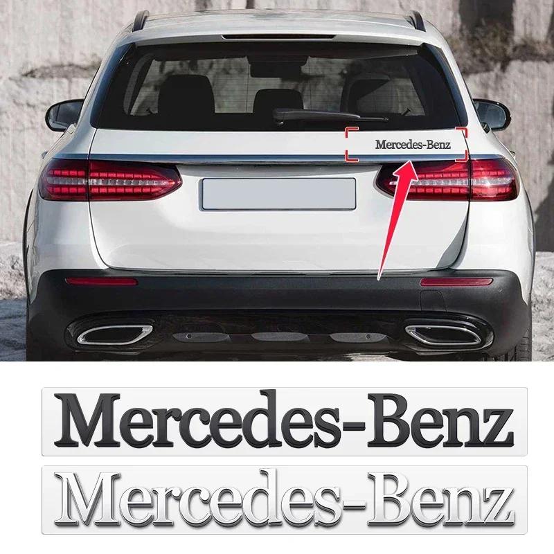 AABCX1 3D ABS Chrome Emblem Letters logo Car Trunk Badge Sticke For Mercedes Benz AMG W204 W205 W212 W213 X253 W163 W166 W167 W246 W222