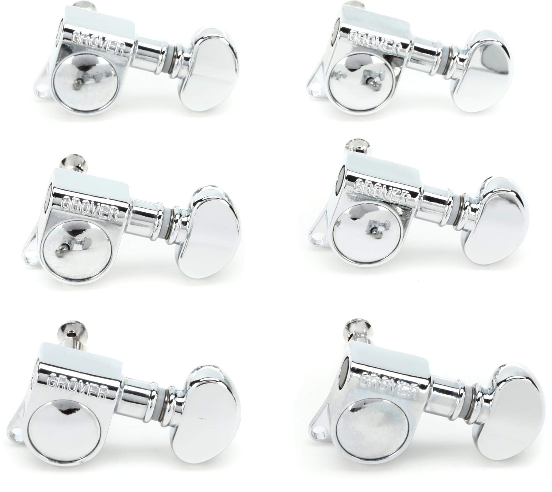 

Grover 305 Series Rotomatics Machine Head Tuners 6 Mid-Size In-Line (Chrome)
