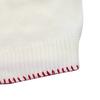 Womens Winter Knit Sweater With Strawberry Jacquard Round Neck Long Sleeve Loose Fit Casual Pullover