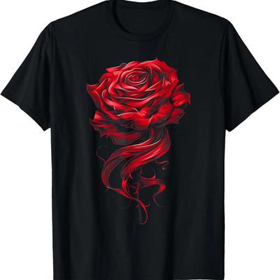 Rote Rose Geschenke Lustige Grafik-T-Shirts T-Shirt