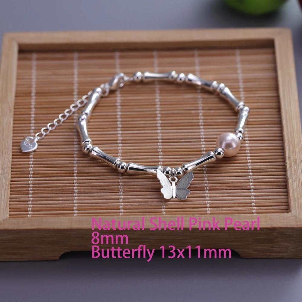 925 Silver Double Love Heart Hollow Beads Bracelet Adjustable Romantic Jewelry for Women Fashion Classic