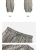 Retro Linen Plaid Pleated Casual Pants