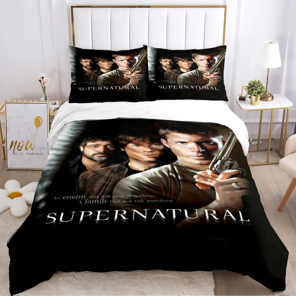 Personality Supernaturalbed Sheet Duvet Pillowcase Bed Sheet Three Piece Bedding Soft Quilt