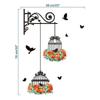 Colorful Flower Birdcage Wall Sticker Decals Flying Birds Plants Adhesive Living Room Wallpaper Bedroom Nursery Window Decor