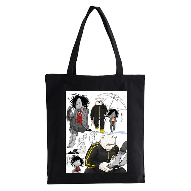 Cute Odd Taxi Anime Printing Shopper taška Ženy Estetická grafika Taška přes rameno eco Vysokokapacitní taška plátěná taška Bolsas