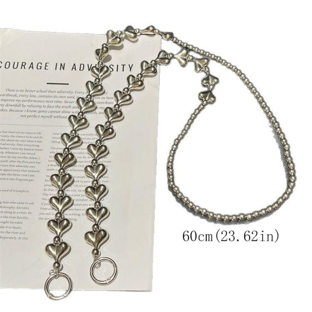 Crossbody Mobile Phone Chain Long Cellphone Lanyard Fashion Beads Phone Strap  Girls