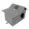 Cat House for Outdoor Cats Foldable Water Resistant Rainproof Feral Cats Shelter Cat Cave