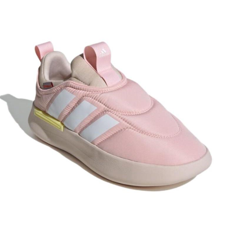 Adidas Adipuff Comfortable Fashion Non-Slip Wear-Resistant Warm Low-Top Casual Shoes Unisex Casual Shoes Pink JP7708