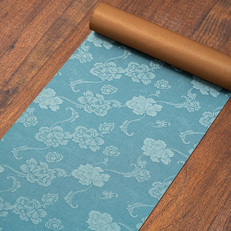 

Chinese Retro Zen Waterproof Table Flag Mat Tea Table Cloth Long Tablecloth Tea Table Gifts Tea Towel Fabric Strip150/200/300cm Jacquard&28x150cm темно-зеленого