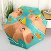 Reisparaplu met Capybara Thema - 8 baleinen, Automatische Open- en Sluiting, Draagbaar Opvouwbaar Ontwerp, Compacte en Stijlvolle Paraplu Geschikt voor Buiten
