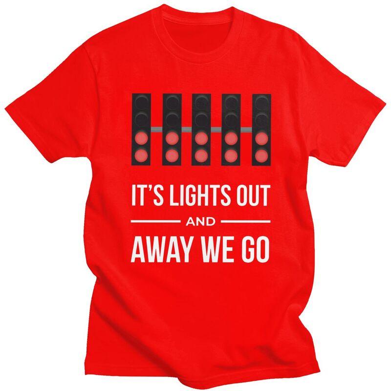 

Custom Its Lights Out And Away We Go T Shirts for Men Pure Cotton Tee Tops Tshirt ShortSleeve Tshirt Clothes S