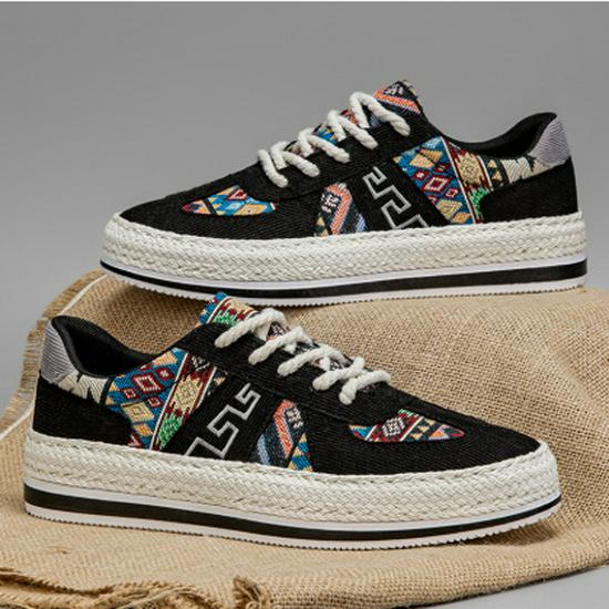 

Мужские парусиновые повседневные балетки - Спортивная и повседневная обувь с мягкой подошвой для весны/лета 43