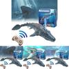 Exciting 24g Remote Control Floating Water Dinosaur Toy With Spray Feature For Kids
