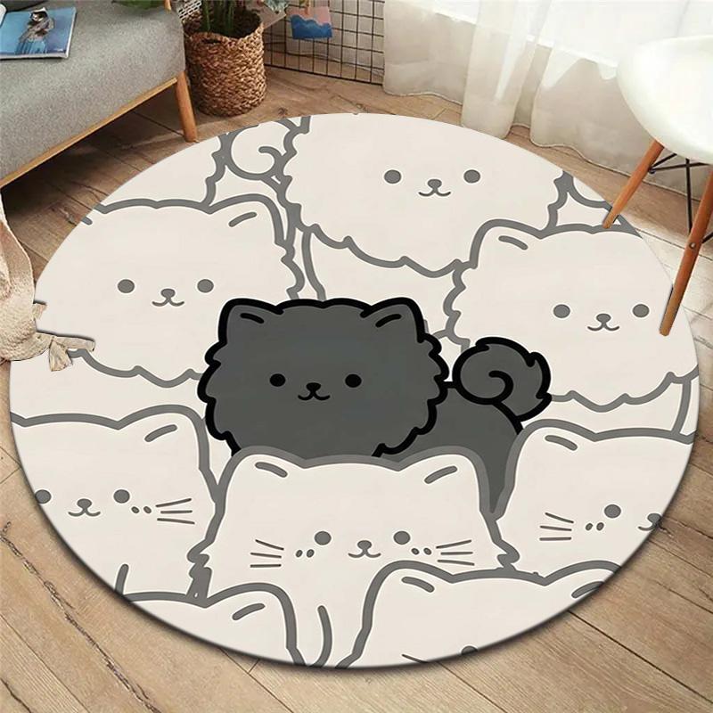 

1Pc chow Print Flannel Blanket, High quality Comfortable for All Seasons, Home Decor, Warmth and Comfort, Perfect for Christmas Gifts 80cmx80cm