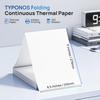 D820 Thermal Printer Paper 8.5 x 11 Inch, Continuous Folding Thermal Paper, US Letter Size printing paper Compatible with D820 Portable Printer, 100