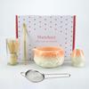 5pcs/set of Floral Matcha Tools, Including Floral Matcha Bowl, Tea Stand, Tea Whisk, Tea Paddle, Suitable For Gift Giving