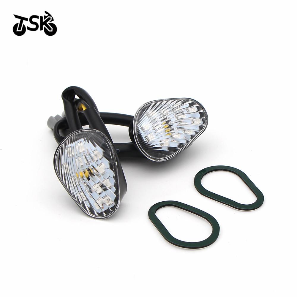 LED Turn Signal Light Indicator Lamp Flush Mount For Yamaha YZF R1 R6 R6S Motorcycle