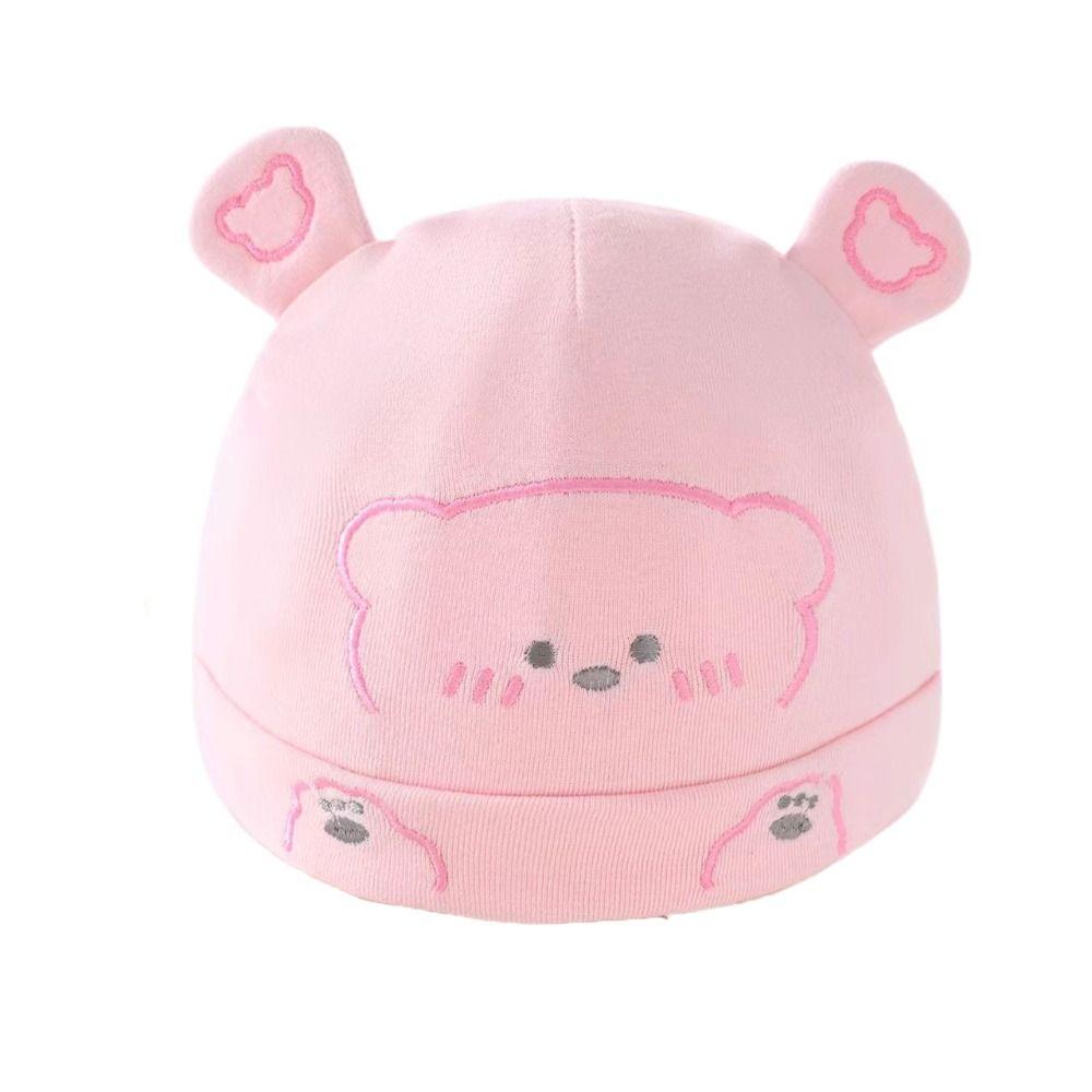 0-6 Month Baby Beanies Autumn Winter Soft Infant Cap Cute Cotton Newborn Fetal Hat  Outdoor