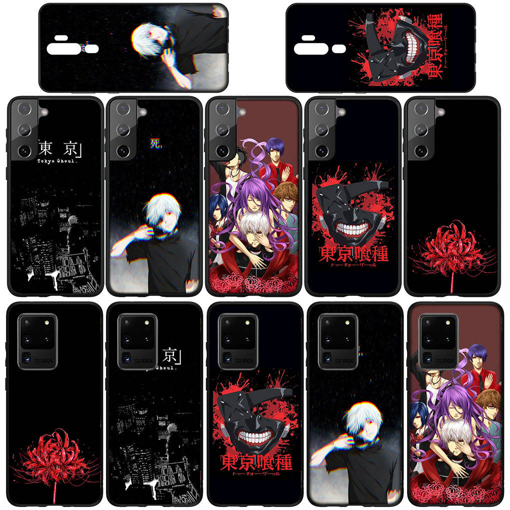 Phone Case for Samsung Galaxy S25 S24 S23 iPhone 16 15 Xiaomi Redmi Note 14 13 12 16E X 11 Pro Max OPPO Moto E15 Huawei Tokyo Ghoul Ken Kaneki Cover