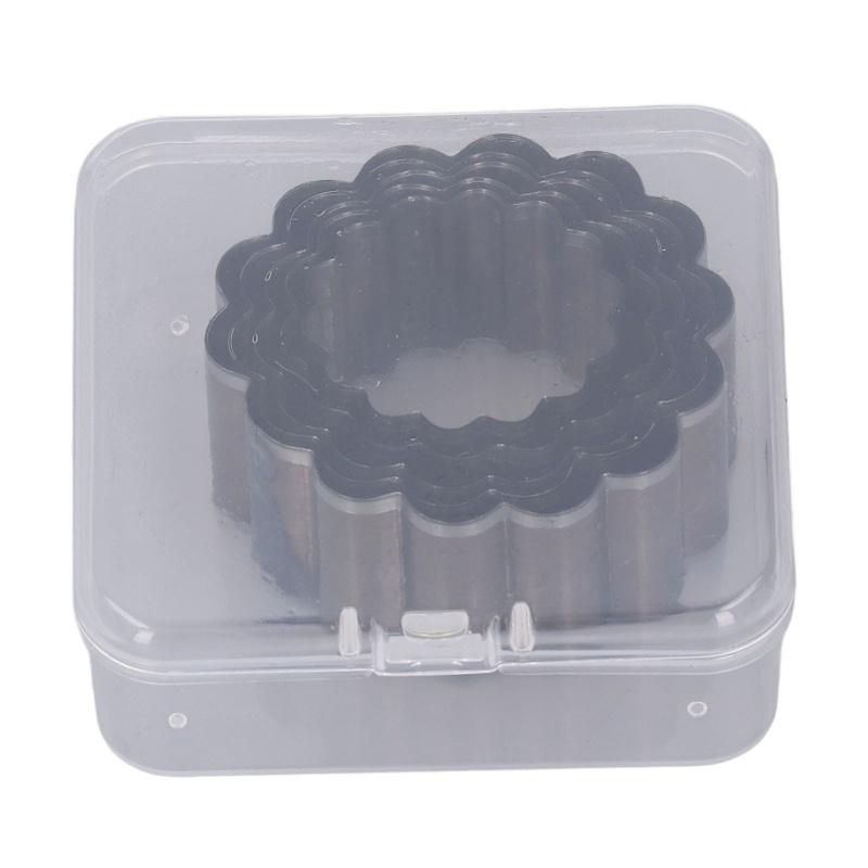 5 Stück Leder-Stanzformen Legierungsstahl Blumenform Manuelles Stanzwerkzeug Set Für DIY Kunsthandwerk