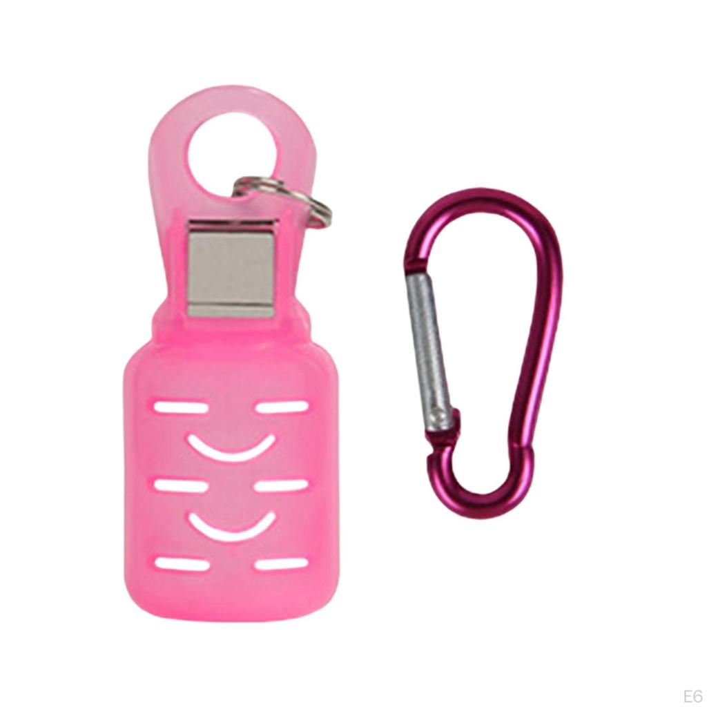 9 Pieces Fishing Squid Hook Protectors with Carabiners for Jigs And Lures