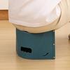 Folding Stool Ergonomic Design Portable Seat Travel Stool for Knee Relief Handle Holes Travel Camping Fishing