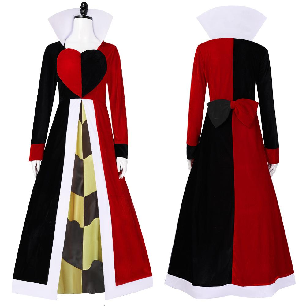 Cosplay Alice in Wonderland Peach Heart Queen Costumes Halloween Red Queen Cosplay