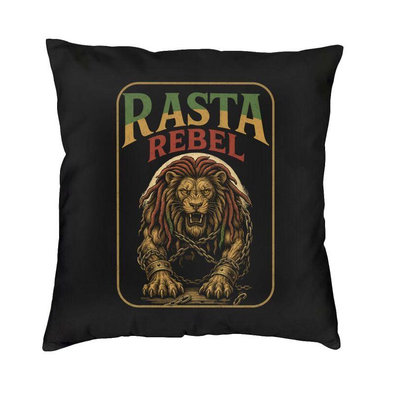Lion Of Judah Rasta Jamaican Reggae Cushion Cover 45x45cm Home Decor Printing Throw Pillow for Living Room Doublesided