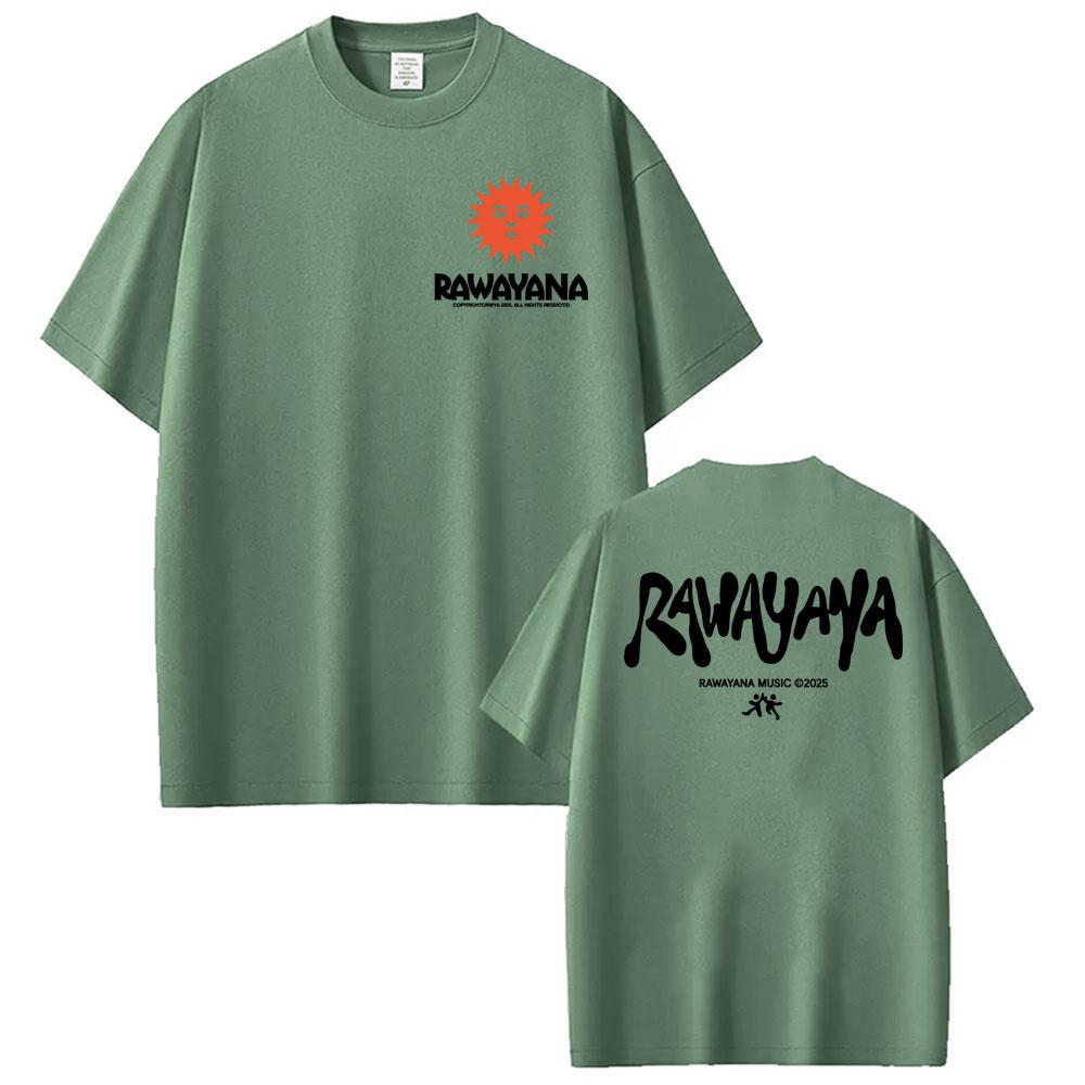 Rawayana Donde Es El After Music Album T Shirt Streetwear Unisex Women Retro Fashion Oversized Tshirts Pure Cotton Casual T Shirts