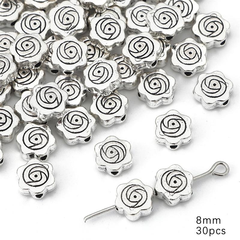 10-50 stk Legering Hjerte Butterfly Anheng Charms Shell Leaves Perler For DIY Armbånd Å gjøre smykker Funn