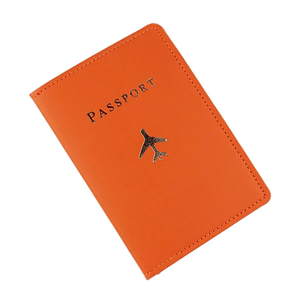 Fashion New Travel Passport Cover Women Men Passport Credit Card Holder Case PU Leather Business Card Passport Wallet