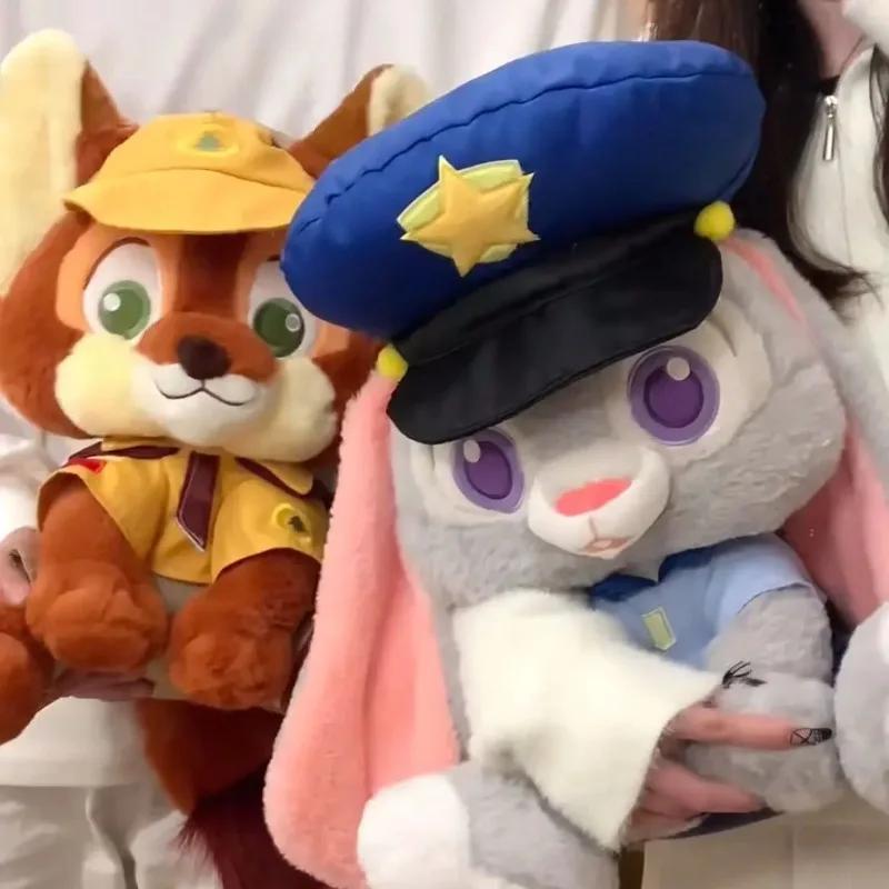 Disney Zootopia Kawaii Judith Nick Plush Toy Cartoon Character Fox Rabbit Animal Giving Girlfriend Christmas Gift