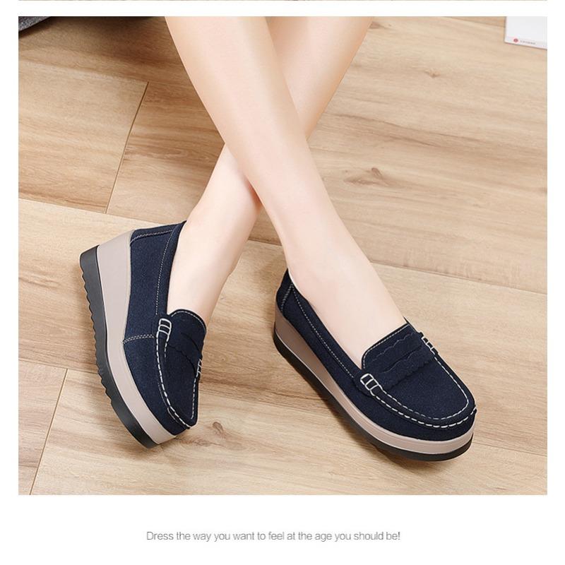 Plus-size New Thick-soled Casual Shoes, Sponge Shoes for Women