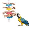Parrot Cockatiel Parakeet Pet Bird Cage Bites Climb Chewing Swing Hanging Toy