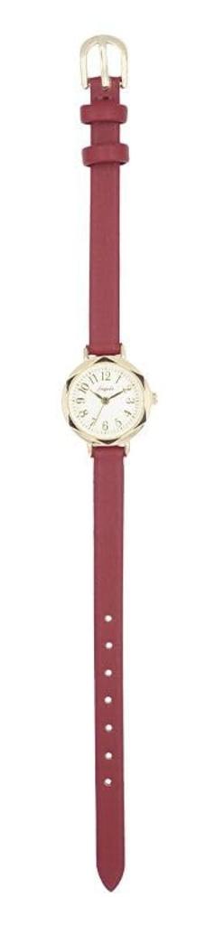 [Folgen] Fragola Sechseckige Lünette Uhr E02024S-1 RD Damen Rot