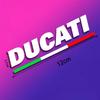 Ducati 848, 899, 959, 1098, 1198, 1199, 1299 fuel tank three-color flag car stickers