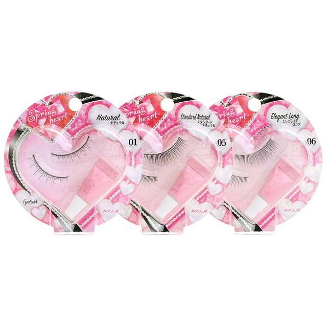 

Koji - Spring Heart Eyelash 02 Natural Cute - 1 pair