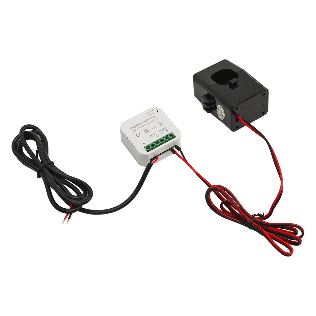 WIFI Smart Energy Meter APP Real Time Power Consumption Monitor with 200A CT Clamp AC90‑250V