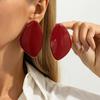 Vintage Simple Drip Oil Geometric Multicolor Triangle Stud Earring Women Trendy Style Daily Commuting Wear Ear Jewelry