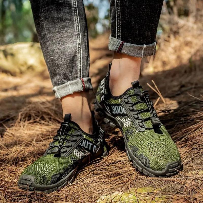 Men's shoes shoes new outdoor sports shoes light breathable hiking shoes comfortable mesh thin shoes