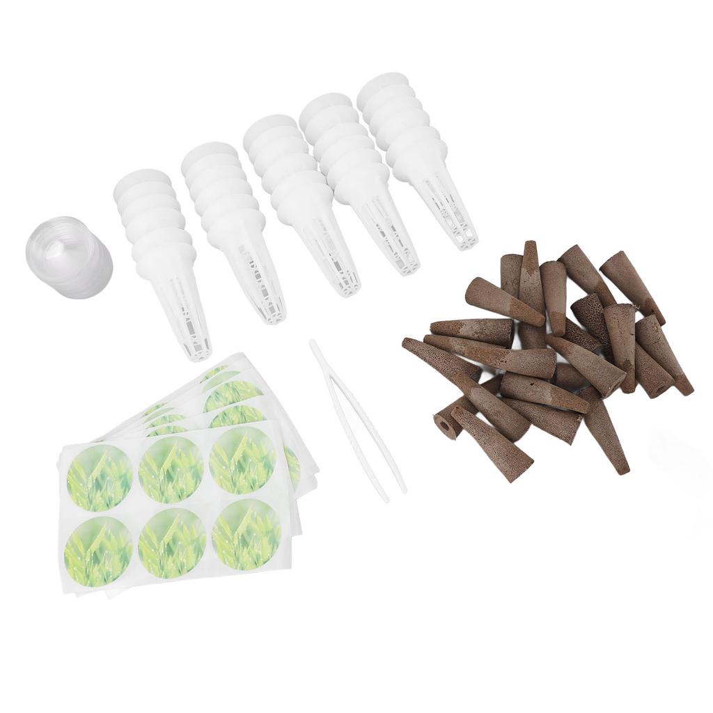 Hydroponic Pods Kit Plastic Peat Soilless Grow Baskets Domes Hydroponics Supplies for Indoor Garden