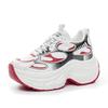 Autumn and winter women's shoes new slope heel muffin thick sole inner height increase women's trend casual sports shoes